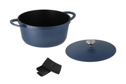 Кастрюля Agile, синяя, 28 см, 6,3 л, 62970 - Maxwell & Williams фото 3