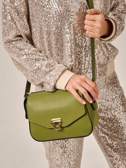 Сумка через плечо Azaro 3684 зеленый бамбук