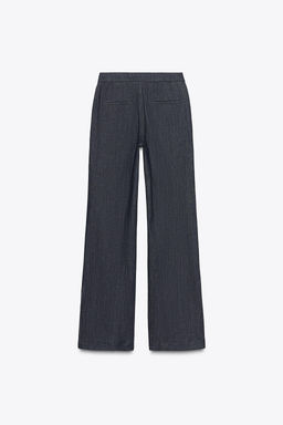 ZW COLLECTION FLARE MID-RISE JEANS - Zara фото 8