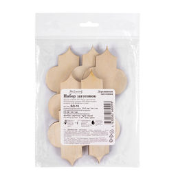 Заготовка для декорирования Mr. Carving БО-16 Набор заготовок фанера 11 x 7 x 0.3 см 7 шт