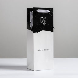 Пакет ламинированный под бутылку Wine time, 13 x 36 x 10 см - Дарите счастье фото 2