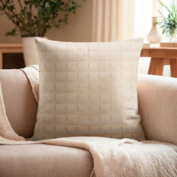 Наволочка декоративная Этель цвет бежевый 43×43 см, велсофт, полиэстер