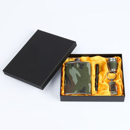 Подарочный набор 5 в 1 Хаки: фляжка 270 мл, ручка, открывалка, 2 рюмки, - Simaland фото 5