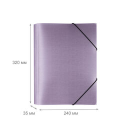 Expert Complete Trend ICEberries Папка на резинке A4 600 мкм 35 мм лён 1 шт. ежевика EC210420072