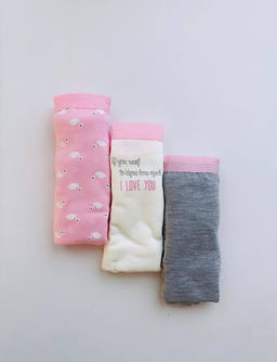 BA9990 Трусы-стандарт, 3 шт. РОЗОВЫЙ