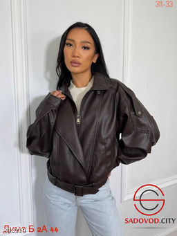 Кожаная куртка весенняя - Bruno фото 2