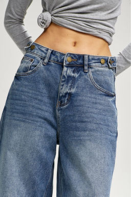 Джинсы BAGGY five buttons Blue