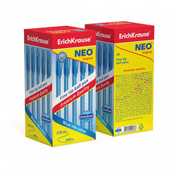 Цена за 50 шт. Ручка шариковая ErichKrause Neo® Stick Original 0.7, Super Glide Technology, цвет чернил черный (в коробке по 50 шт.)  фото 3