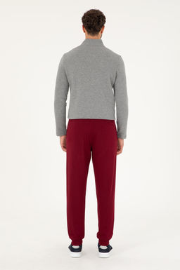 U. S. Polo Assn / Мужские бордовые спортивные штаны - U.s. polo assn фото 4