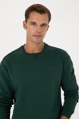 Erkek Koyu Ye_il Basic Sweatshirt Sepette S_rpriz _ndirim - U.s. polo assn фото 2