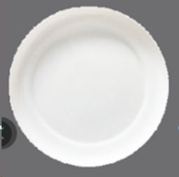 Тарелка обеденная 254 мм Вертикаль серая линия / GR-DKP-100 /уп 6/24/