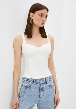 Блузка-топ в корсетном стиле