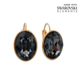 Серьги с кристаллами Swarovski