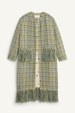 ABRIGO ESTRUCTURA FLECOS LIMITED EDITION / Verde - Zara фото 5