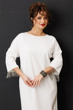 Платье Anastasia 1308 молочный фото 2