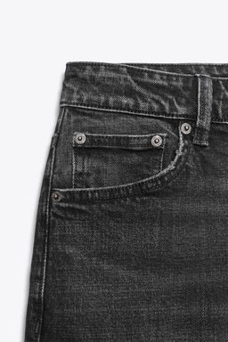 TRF HIGH-WAIST STRAIGHT LEG JEANS - Zara фото 8