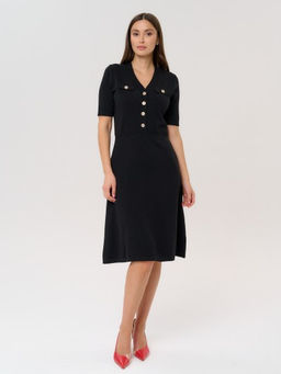 Платье женское ZZ-03007 black - Eleganzza фото 5