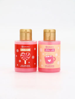 Подарочный набор новогодний Время волшебства, гель для душа 2 шт. и мочалка для тела, URAL LAB