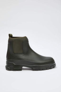 Haki Duz Kal?n Taban Kad?n Yagmur Botu TAKAW26BO00111