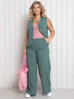 Брюки П-2240/3 Цвет:дымчато-зеленый