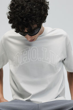 Camiseta con motivo estampado Loose Fit - H&m фото 4