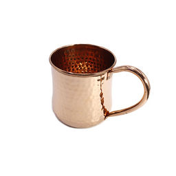 Медная кружка с ручкой для настаивания медной воды d-9см h-9,5см 500ml - Сандаловый дом фото 3