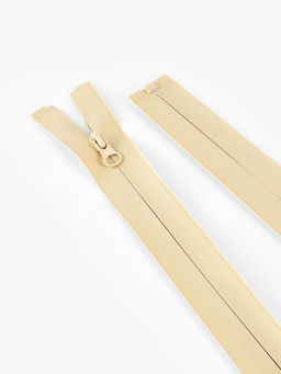 Цена за 10 шт. Молния «Спираль», №7, разъёмная, водонепроницаемая, замок автомат, 80 см, светло-бежевая