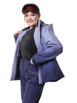 Костюм VKB-0551 Малиново-серый - Snow headquarter фото 40