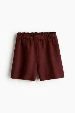 Pantalon corto en mezcla de lino - H&m фото 5