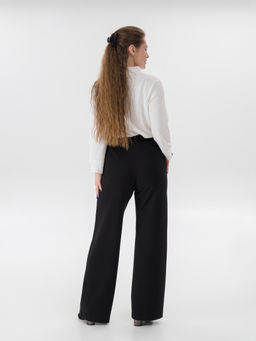 Брюки палаццо черные - Odis фото 8