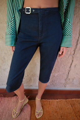 JEANS Z1975 CAPRI CINTUR?N / Azul - Zara фото 2