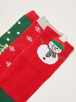 Y?lba?? Temal? Erkek Bebek Soket ?orap 3l? - Waikiki фото 3