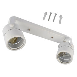 DLC-S612 GU10x2 WHITE Светильник декоративный накладной, серия Sotto. Без ламп, цоколь GU10x2шт. Металл. Белый. TM Fametto