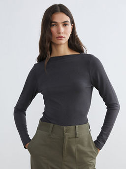 Kay?k Yaka Fitilli Bluz