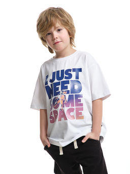 Футболка I JUST NEED 22-9002 белый - Mini maxi фото 9