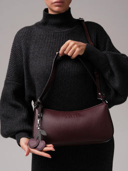 Сумка багет Azaro 31200 зимняя вишня