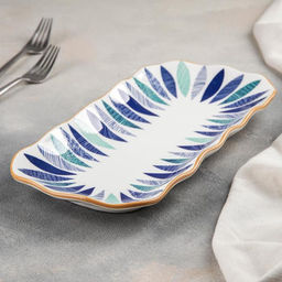 Блюдо керамическое прямоугольное «Мэнси», 32×15.5 см