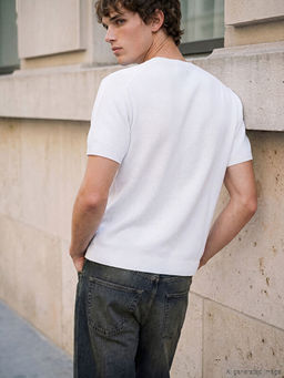 Bisiklet Yaka Erkek Triko Kazak