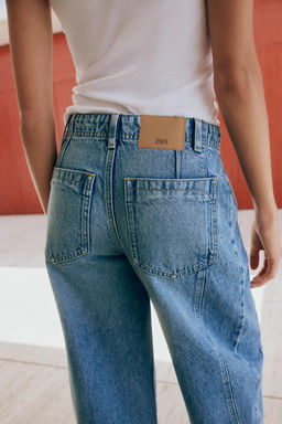 JEANS Z1975 BARREL / Azul medio - Zara фото 6