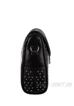 Сумка Модель №1285 | кожзам | гладкий | черный | Р831-1 | 25600 - L-craft фото 4