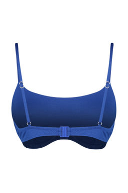 TRENDYOLMILLA Saks Balkonet Dokulu Bikini Ustu TBESS24BU00160  фото 7