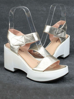 08-QL6989-1A WHITE Босоножки женские (натуральная кожа)