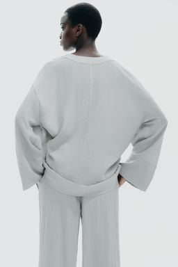 SIDE TIE KIMONO - Zara фото 7