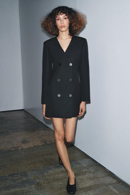 ZW COLLECTION DOUBLE-BREASTED BLAZER DRESS