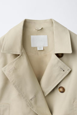 TRENCH CORTO / Beige - Zara фото 9