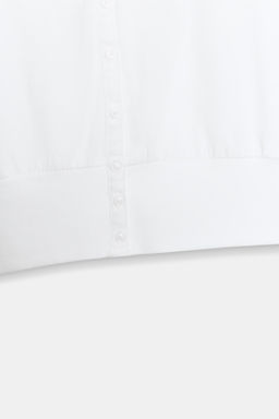 TOP ESCOTE PICO BOTONES / Blanco - Zara фото 6