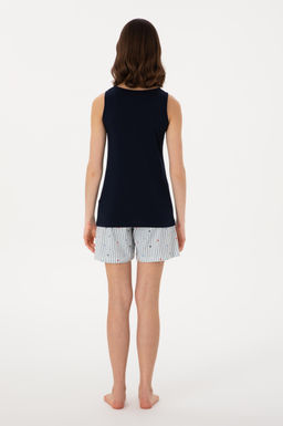 Kad_n Lacivert Pijama Tak_m_ Sepette S_rpriz _ndirim - U.s. polo assn фото 5