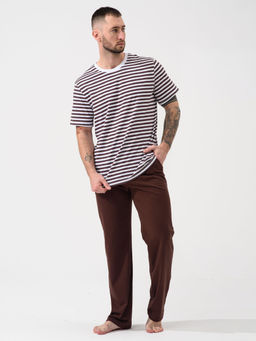 Пижама 100% хлопок Полоса - Оптима фото 3