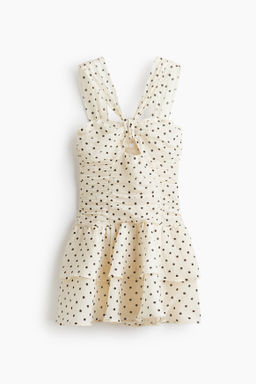 Vestido fruncido con vuelo