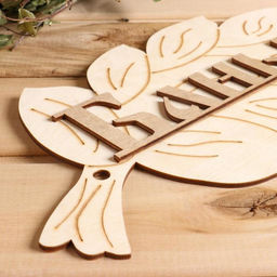 Табличка для бани и сауны «Банька», 30×17 см, деревянная, «Добропаровъ»